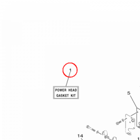 YAMAHA - USZCZELKI, KOMPL. nr: 6AUW00010000