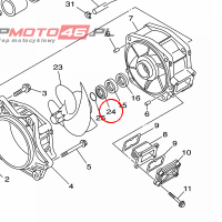 YAMAHA - SPACER nr: 6BH513480100