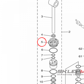YAMAHA - SCREW, TRIM CYLINDER END nr: 6C5438210100