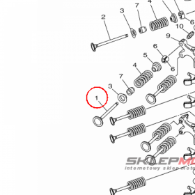 YAMAHA - zawor dolot. nr: 6CJ121110000