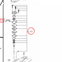 YAMAHA - ZESTAW NAPR. POMPY nr: 6CJW00780100