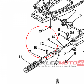 YAMAHA - WSKAZNIK OTW. PRZEP. nr: 6E0421371000