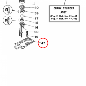 YAMAHA - USZCZELKA nr: 6E045113A100
