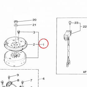 YAMAHA - WIRNIK nr: 6E0855507200