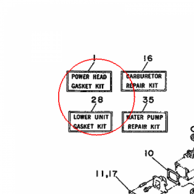 YAMAHA - USZCZELKI, KOMPL. nr: 6E0W00012100