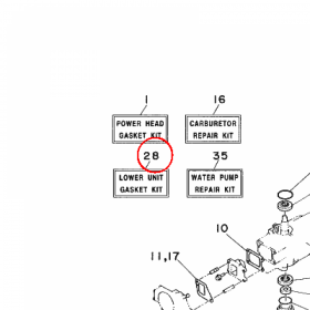 YAMAHA - USZCZELKI, KOMPL. nr: 6E0W0001C100