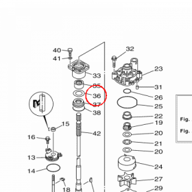 YAMAHA - PODKLADKA nr: 6E5455871000