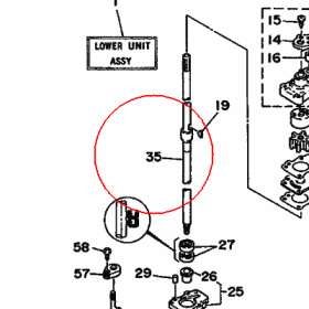 YAMAHA - WAL NAPEDOWY nr: 6E7455010000