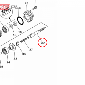 YAMAHA - WAL SRUBY NAPED. nr: 6EEG56110000