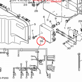YAMAHA - WIRE HARNESS ASSY 1 nr: 6EW8259L0000