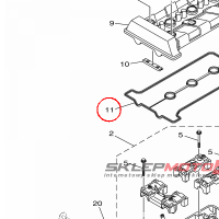 YAMAHA - uszczelka pokrywy zaw. nr: 6EY111930000