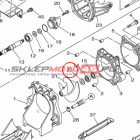 YAMAHA - SPACER nr: 6EYR13480000