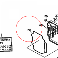 YAMAHA - SEAL nr: 6G8113560000