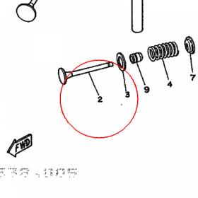 YAMAHA - ZAWOR WYDECH. nr: 6G8121210100