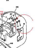 YAMAHA - GASKET, INTAKE MANIFOLD nr: 6G8136450000