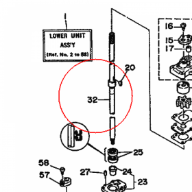 YAMAHA - WAL NAPEDOWY nr: 6G9455011000