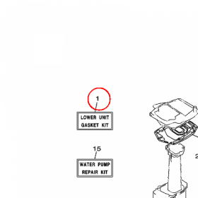 YAMAHA - USZCZELKI, KOMPL. nr: 6H2W00012000