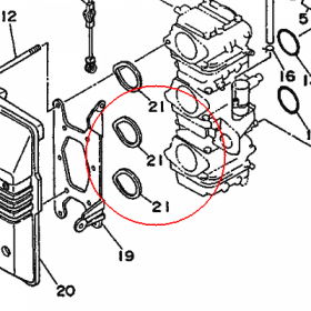 YAMAHA - USZCZELNIACZ nr: 6H3144570100