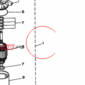 YAMAHA - ROZRUSZNIK nr: 6H3818001100
