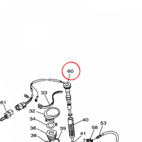 YAMAHA - WSKAZNIK OLEJU nr: 6H3857201700