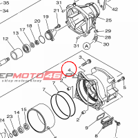 YAMAHA - HOUSING, IMPELLER nr: 6HMR13120000