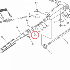 YAMAHA - WSKAZNIK OTW. PRZEP. nr: 6J0421370000 > 6J0421371000