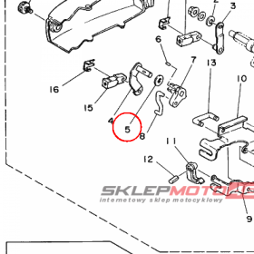 YAMAHA - WASHER nr: 6J8441770000