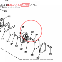 YAMAHA - ZAWOR nr: 6L5244210000