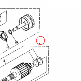 YAMAHA - ROZRUSZNIK nr: 6M6818001000