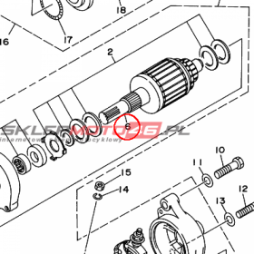 YAMAHA - WIRNIK ROZRUSZNIKA nr: 6M6818500000