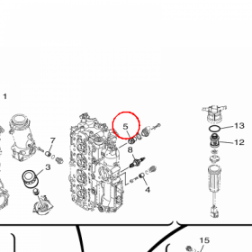 YAMAHA - ANODA nr: 6ML113250000
