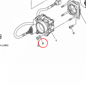 YAMAHA - WASHER nr: 6P2135780000