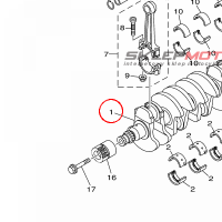 YAMAHA - WAL KORBOWY nr: 6S5114110000