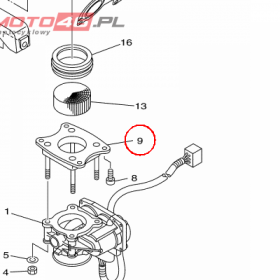 YAMAHA - THROTTLE DAMPER ASSY nr: 6S5143601000