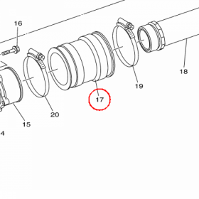 YAMAHA - WKLAD TLUMIKA nr: 6S5147520000