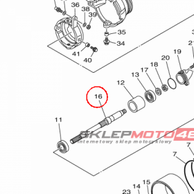 YAMAHA - WAL NAPEDOWY nr: 6S5G55110000