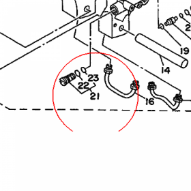 YAMAHA - VALVE SUB ASSY nr: 6T4438020000