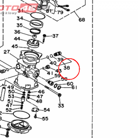 YAMAHA - VALVE SUB ASSY nr: 6T4438020200