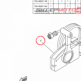 YAMAHA - REMOTE CONTROL ASSY (7P) nr: 70348203A500