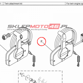 YAMAHA - REMOTE CONTROL ASSY nr: 703482062100