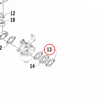 YAMAHA - GASKET nr: 7CLE35570100
