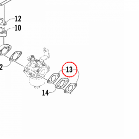 YAMAHA - GASKET nr: 7CLE35570100