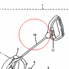 YAMAHA - WIRE, STARTER (BRAIDED) nr: 89A157510000