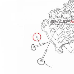 YAMAHA - ZAWOR WYDECH. nr: 8GL121211000