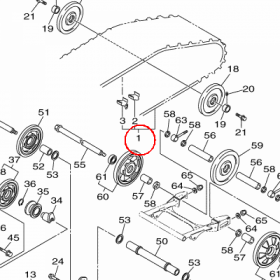 YAMAHA - TRACK ASSY nr: 8KW471100000