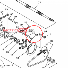 YAMAHA - SRUBA nr: 901011067800