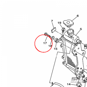 YAMAHA - sruba nr: 901050611100