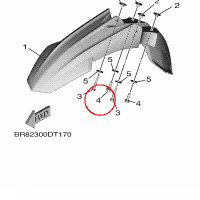 YAMAHA - sruba nr: 901050612700