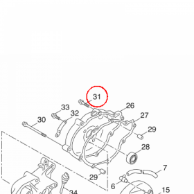 YAMAHA - sruba nr: 9010506X3200