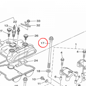 YAMAHA - sruba nr: 901051016300